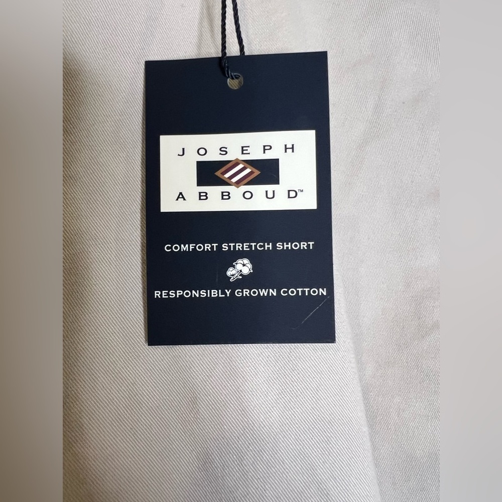 206. NWT Jos. A. Bank Flat Front Stretch Twill Shorts waist 46 - Picture 2 of 7